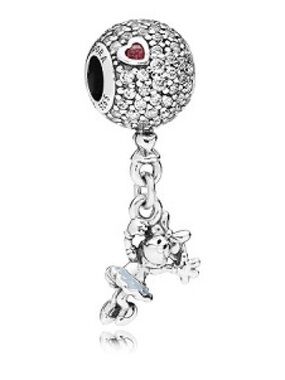 Pandora Disney Floating Minnie Pave Dangle Charm